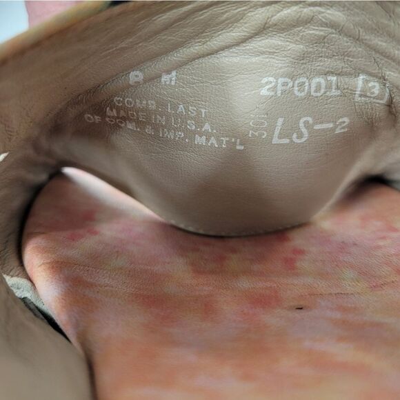 Icon Gustav Klimt Women Friends Leather Kitten Heel Sandals Wearable Art - Picture 11 of 11